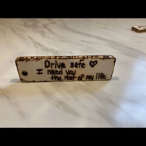 Personalized wood burnt keychains